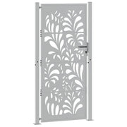 Vidaxl poort met golfontwerp 100x200 cm weervast staal - afbeelding 3