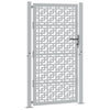 Vidaxl poort met kruisontwerp 100x175 cm weervast staal