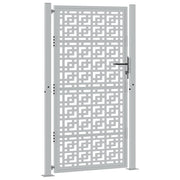 Vidaxl poort met kruisontwerp 100x175 cm weervast staal - afbeelding 3