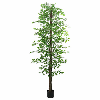 Vidaxl kunst ficus plant 2016 bladeren 300 cm groen