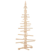 Vidaxl houten kerstboom ter decoratie 150 cm massief grenenhout - afbeelding 2
