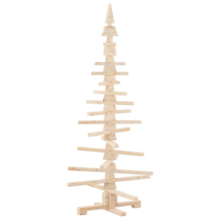 Vidaxl houten kerstboom ter decoratie 150 cm massief grenenhout