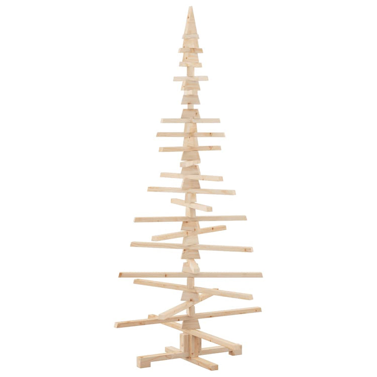 Vidaxl kerstdecoratie kerstboom 180 cm massief grenenhout