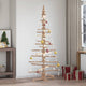 Vidaxl kerstdecoratie kerstboom 180 cm massief grenenhout