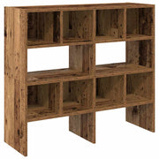 Vidaxl schoenenrekken 2 st stapelbaar 89,5x30x40 cm oud houtkleurig - afbeelding 2