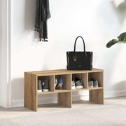 Vidaxl schoenenrek stapelbaar 89,5x30x40 cm artisanaal eikenkleurig - afbeelding 3