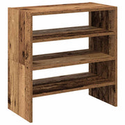 Vidaxl schoenenrekken 2 st stapelbaar 60x30x30,5 cm oud houtkleurig - afbeelding 2