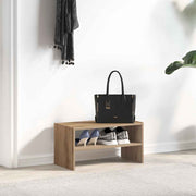 Vidaxl schoenenrek stapelbaar 60x30x30,5 cm artisanaal eikenkleurig - afbeelding 3