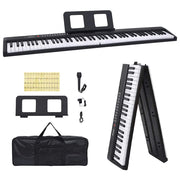 Vidaxl 88 toetsen piano elektrisch toetsenbord met muziekstandaard - afbeelding 1
