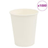 Vidaxl papieren koffiekopjes 1000 st 8oz 200 ml wit
