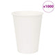 Vidaxl papieren koffiekopjes 1000 st 12oz 300 ml wit