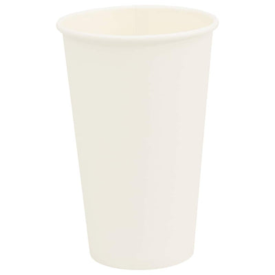 Vidaxl papieren koffiekopjes 1000 st 16oz 400 ml wit