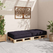 Vidaxl modulaire bankstel 70x70x36 stof antracietkleurig - afbeelding 3