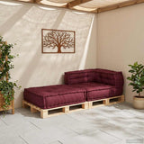 Vidaxl modulaire bankstel kastanjebruin 70x70x54 stof - afbeelding 3