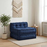 Vidaxl modulair sofabet stof indigo 70 x 70 x 56 cm - afbeelding 1