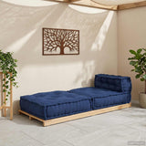 Vidaxl modulair sofabet stof indigo 70 x 70 x 56 cm - afbeelding 3