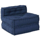 Vidaxl modulair sofabet stof indigo 70 x 70 x 56 cm - afbeelding 2
