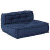 Vidaxl modulair bank indigo 70 x 70 x 56 cm stof