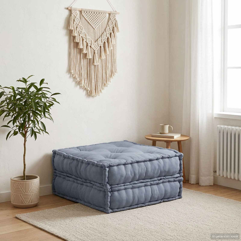 Vidaxl modulair sofabet stof grijs 70 x 70 x 36 cm
