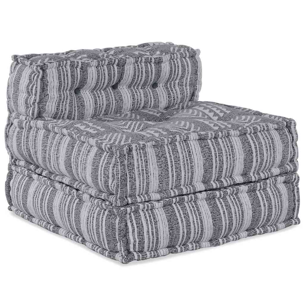 Vidaxl modulair sofabet stof grijze print 70 x 70 x 56 cm