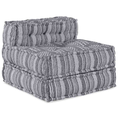 Vidaxl modulair sofabet stof grijze print 70 x 70 x 56 cm