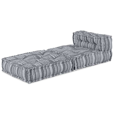 Vidaxl modulair sofabet stof grijze print 70 x 70 x 56 cm