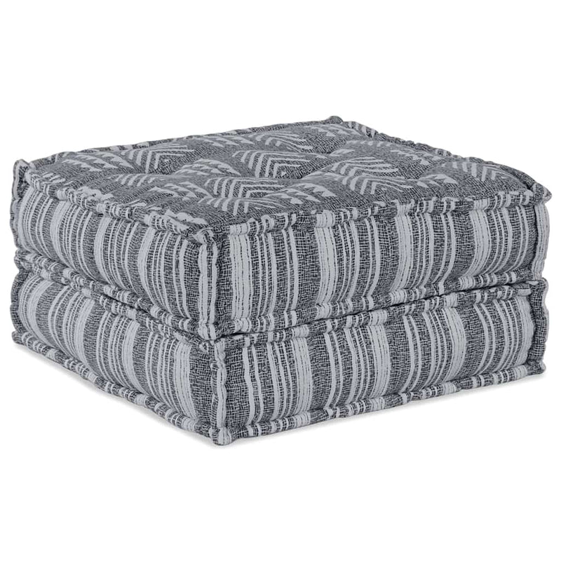 Vidaxl modulair bank grijze print 70 x 70 x 36 cm stof