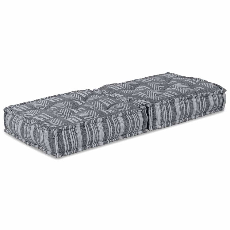 Vidaxl modulair bank grijze print 70 x 70 x 36 cm stof