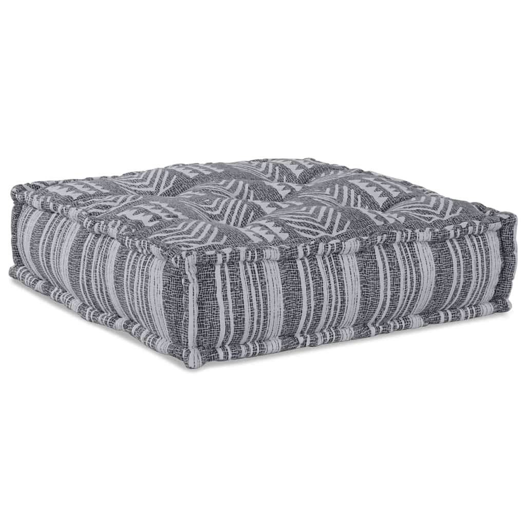 Vidaxl modulair bank grijze print 70 x 70 x 36 cm stof
