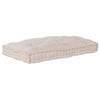 Vidaxl modulair bank crème 120 x 80 x 12 cm stof