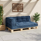 Vidaxl pallet sofa kussen 3 st stof indigo 120 x 80 x 38 cm - afbeelding 3