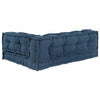 Vidaxl modulair bank 3 pcs indigo 120 x 80 x 38 cm stof