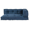 Vidaxl modulair bank 3 pcs indigo 120 x 80 x 38 cm stof