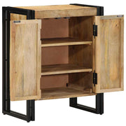 Vidaxl schoenenkast met plank bruin 56 x 35 x 70 cm massief mangohout - afbeelding 2