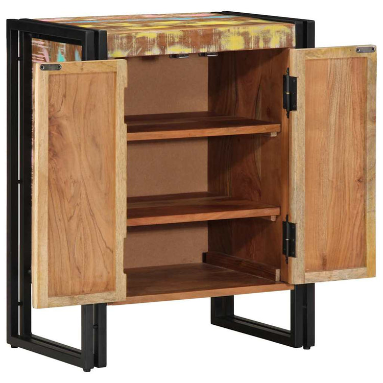 Vidaxl schoenenkast 56 x 35 x 70 cm massief gerecycled hout
