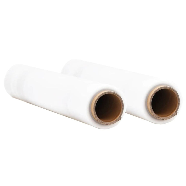 Vidaxl stretchfilm 2 st transparant 17 μm 50 cm x 150 m
