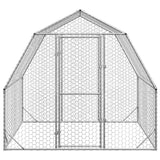 Vidaxl kippenren 2,5x2x2,25 m gegalvaniseerd staal - afbeelding 3
