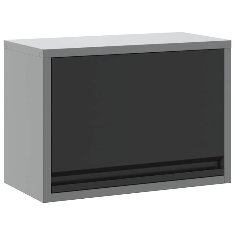 Vidaxl gereedschapskast zwart en grijs 50 x 25 x 35 cm staal