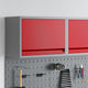 Vidaxl gereedschapskast met opslag rood en grijs 50 x 25 x 35 cm staal