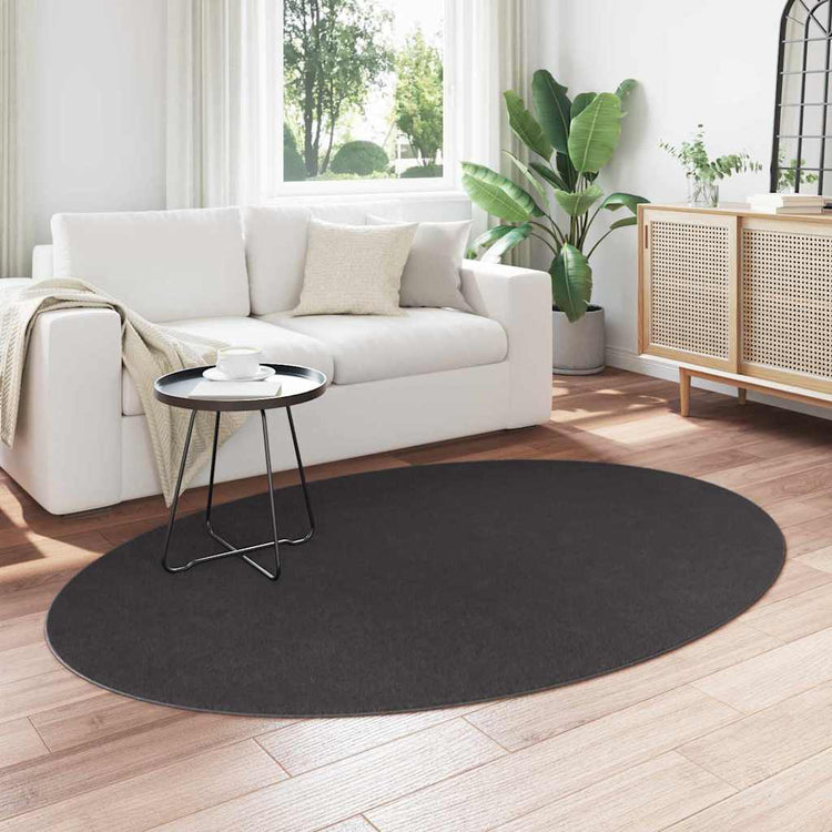 Vidaxl tapijt huarte antraciet 140 x 200 cm 100% polyester