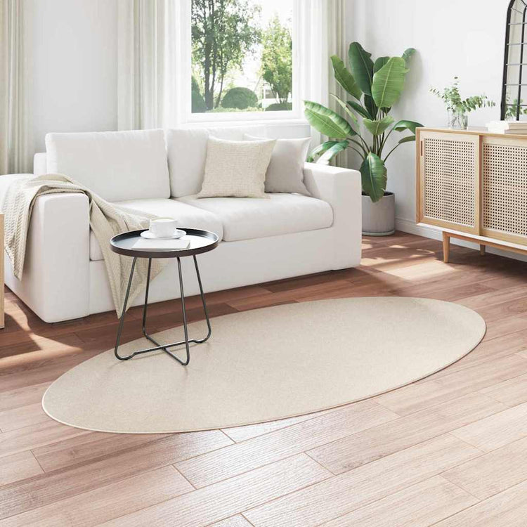 Vidaxl tapijt huarte beige 100 x 200 cm 100% polyester