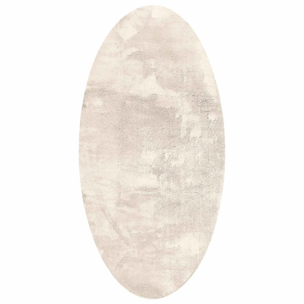 Vidaxl vloerkleden ovaal huarte beige 100 x 200 cm 100% polyester