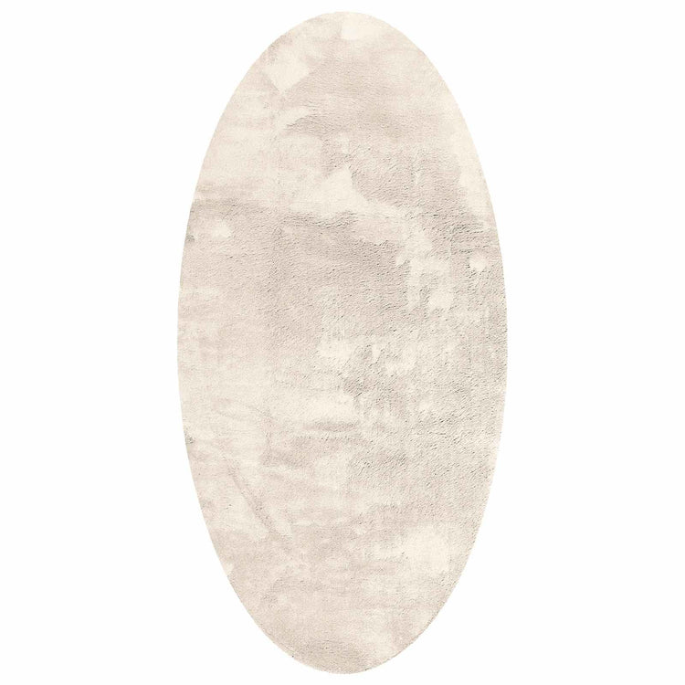 Vidaxl tapijt huarte beige 100 x 200 cm 100% polyester