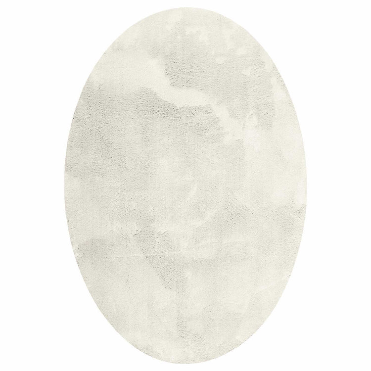 Vidaxl tapijt huarte crèmekleurig 140 x 200 cm 100% polyester