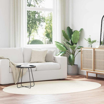 Vidaxl tapijt huarte crèmekleurig 160 x 230 cm 100% polyester