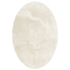 Vidaxl vloerkleden ovaal huarte crème 160 x 230 cm 100% polyester