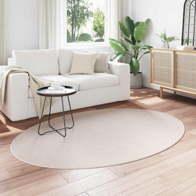 Vidaxl tapijt huarte zand 120 x 170 cm 100% polyester
