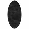 Vidaxl vloerkleden ovaal huarte zwart 100 x 200 cm 100% polyester