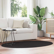 Vidaxl tapijt huarte zwart 120 x 170 cm 100% polyester - afbeelding 1
