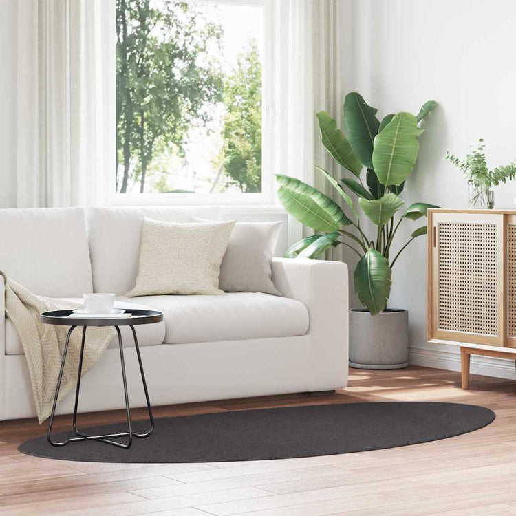 Vidaxl tapijt huarte antraciet 100 x 200 cm polyester
